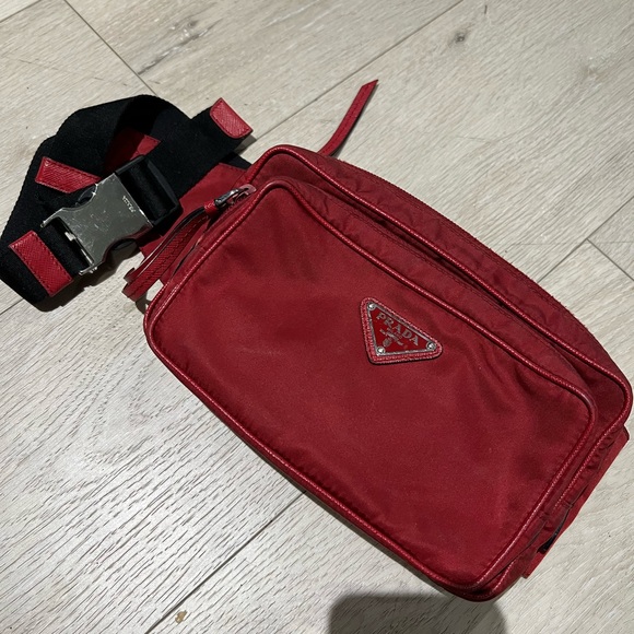 Prada Handbags - prada tessuto nylon logo bum bag fanny pack